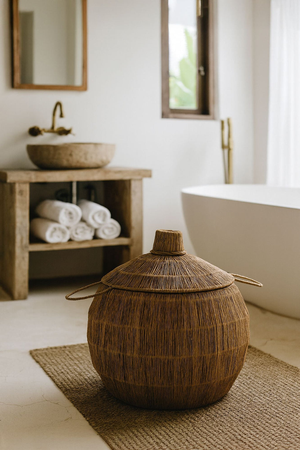 Sibu - Panier - Jute Naturel - Naturel