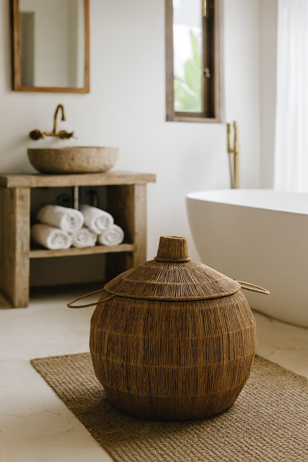 Sibu - Panier - Jute Naturel - Naturel
