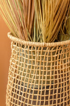Abaca - Panier/Cache Pot - Fibres D'Abaca - Naturel