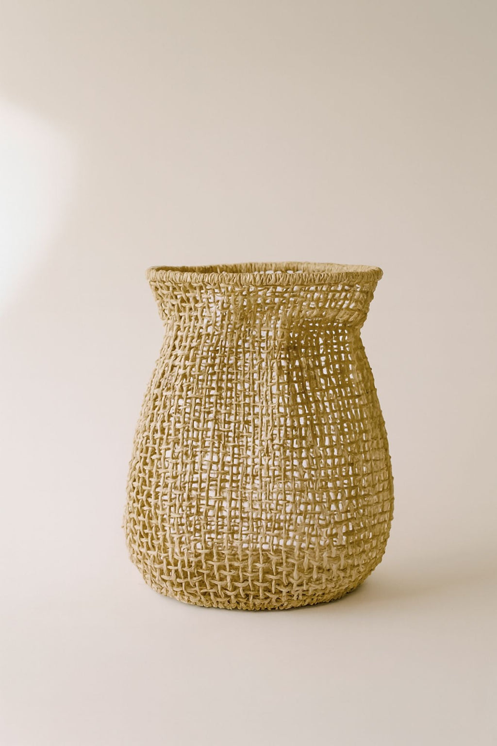 Abaca - Panier/Cache Pot - Fibres D'Abaca - Naturel