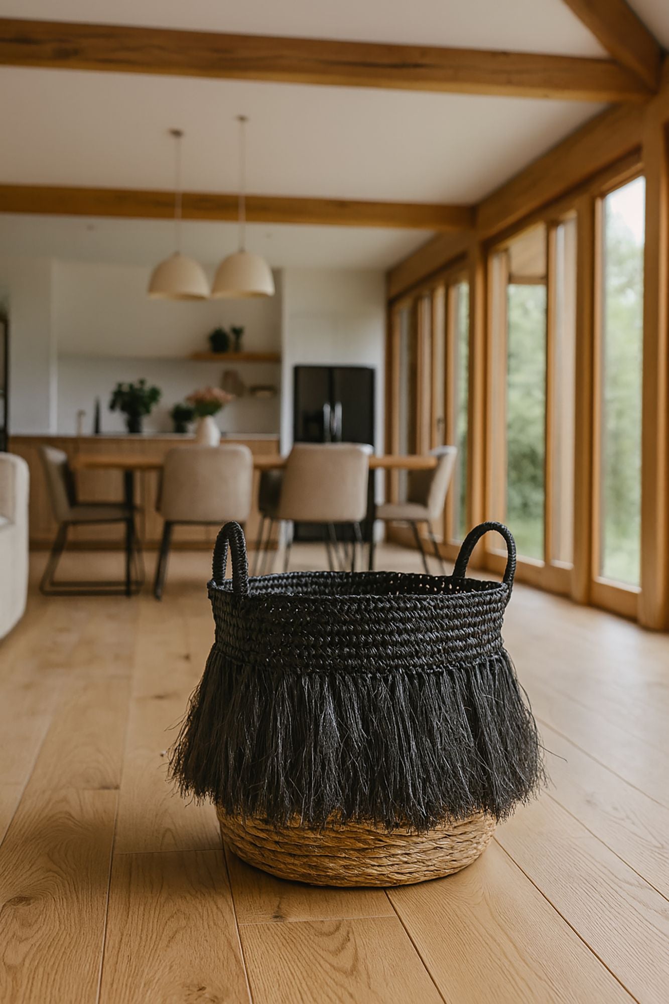 Tym - Panier - Noir/Naturel