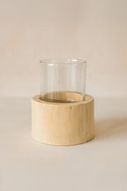 Biak - Photophore - Verre/Teck