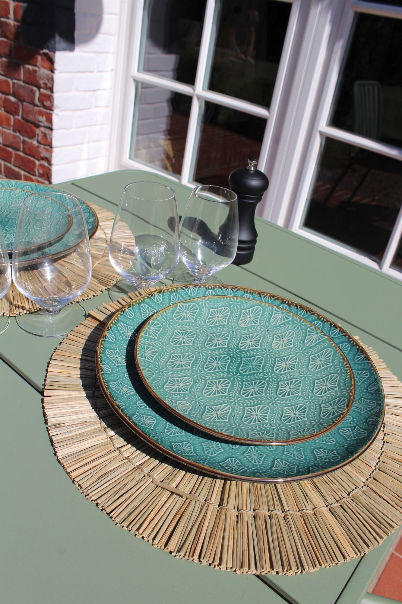 Paros - Lot De 4 Sets De Table - Rotin - Naturel