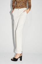 Le Pantalon Yves En Velours Ca´Telé Vintage Crème