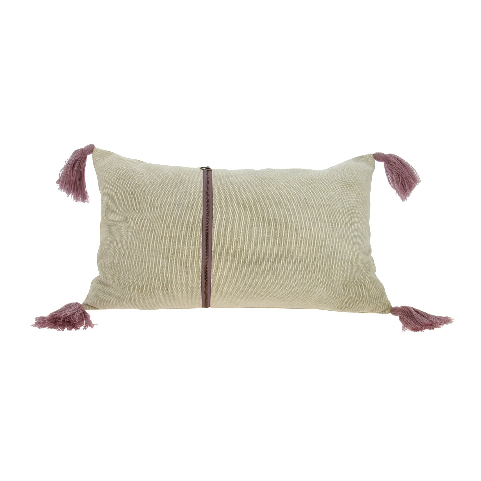 Agra - Coussin - Coton - Beige
