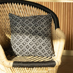 Wild - Coussin - Coton - Noir/Bleu