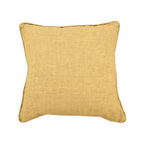 Nyl - Coussin Carré - Lin - Jaune Moutarde