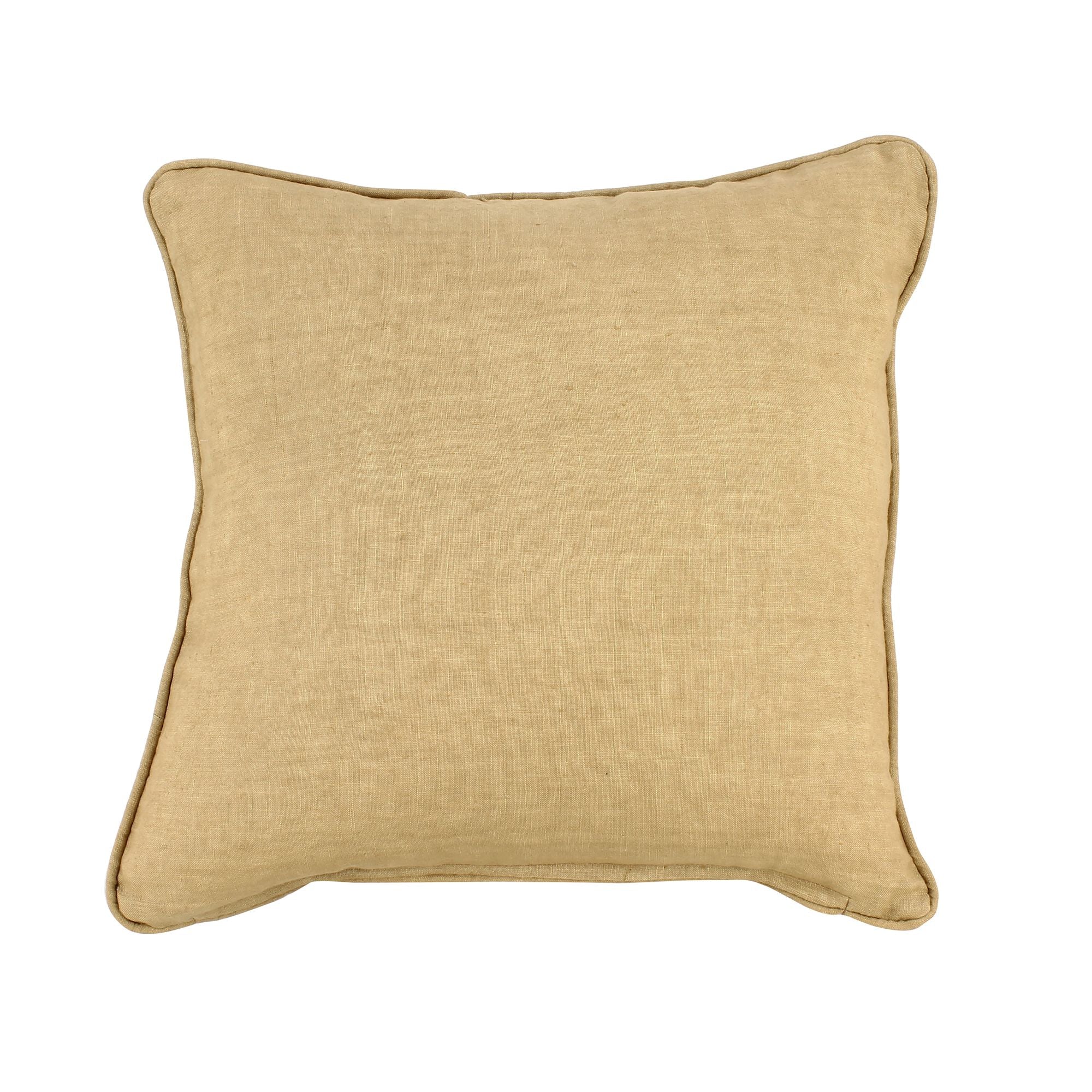 Nyl - Coussin Carré - Lin - Camel