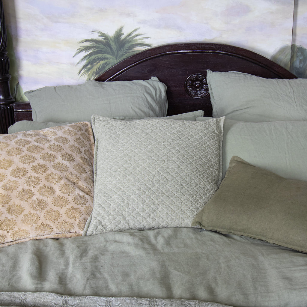 Gali - Coussin - Coton - Vert