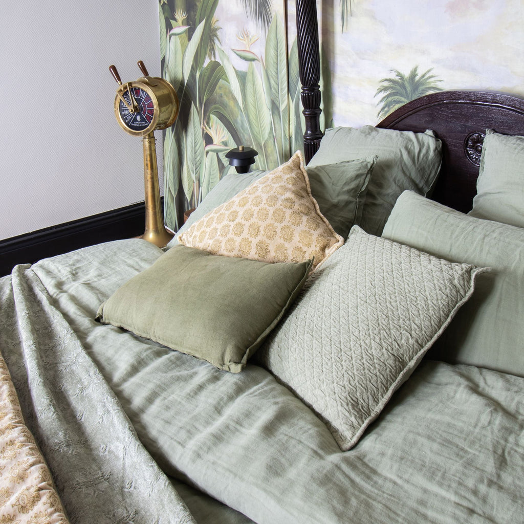 Gali - Coussin - Coton - Vert