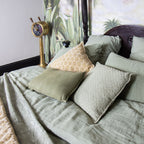 Gali - Coussin - Coton - Vert