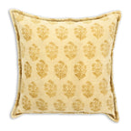Dori - Coussin - Velours Vintage - Jaune