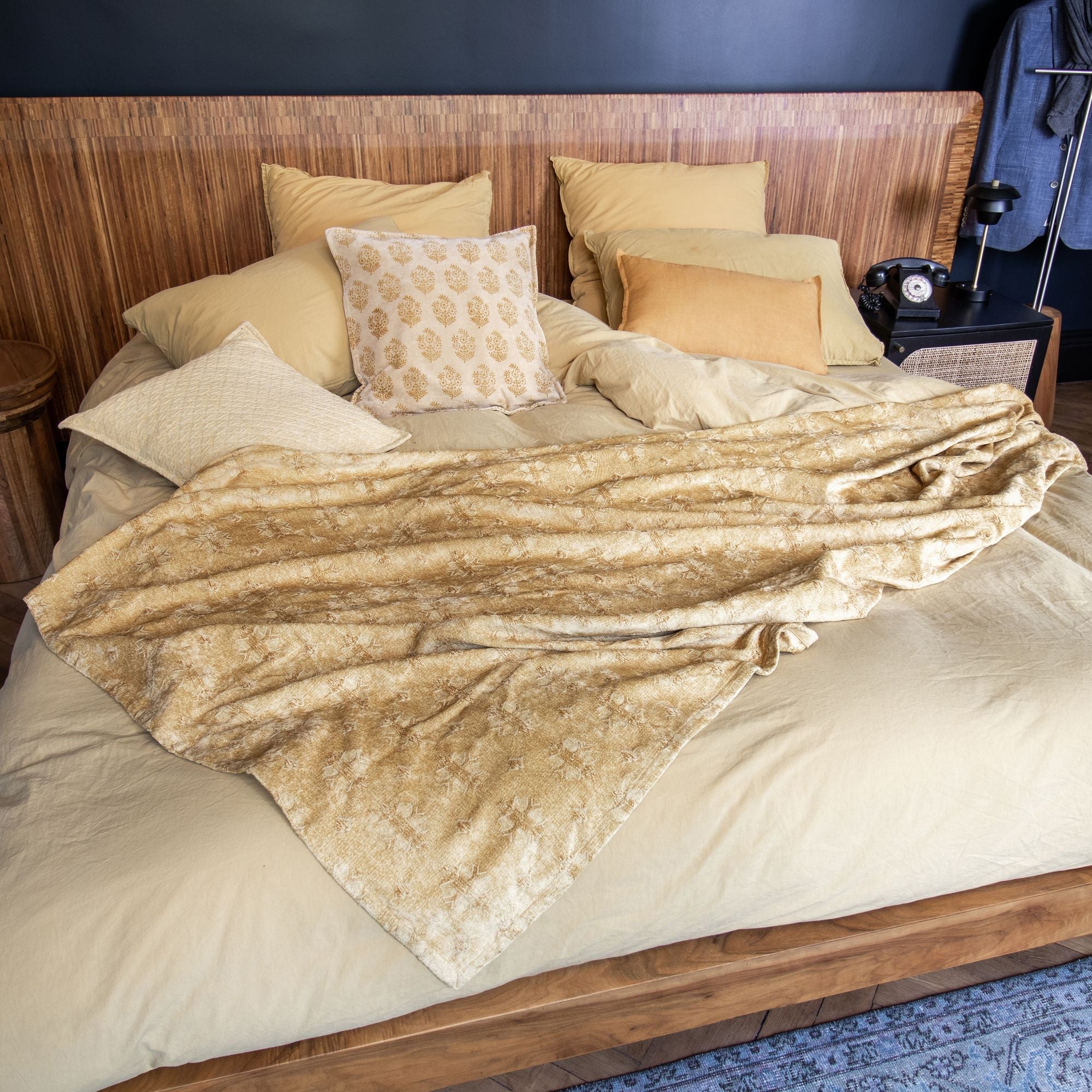 Gali - Coussin - Coton - Jaune