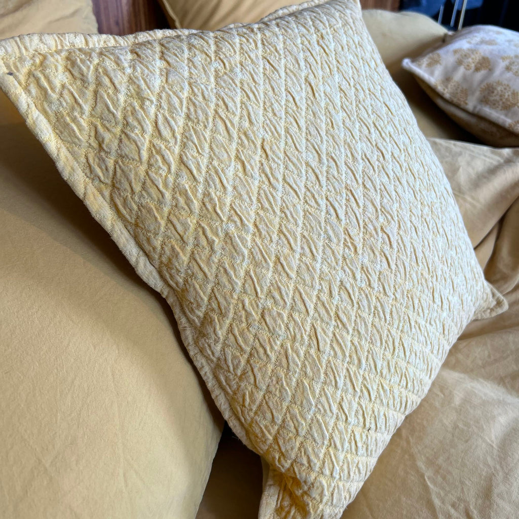 Gali - Coussin - Coton - Jaune