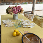 Camaro - Nappe - Double Gaze De Coton - Jaune Mimosa
