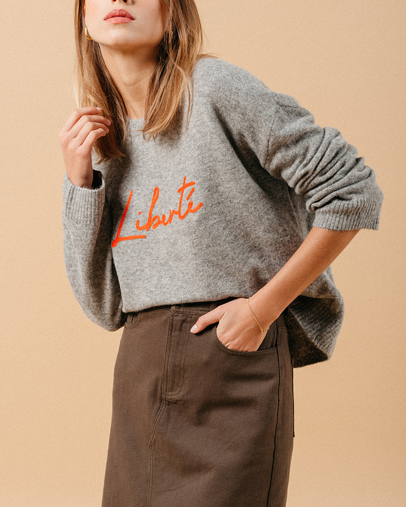 PULL GRIS MADDOX GRIS