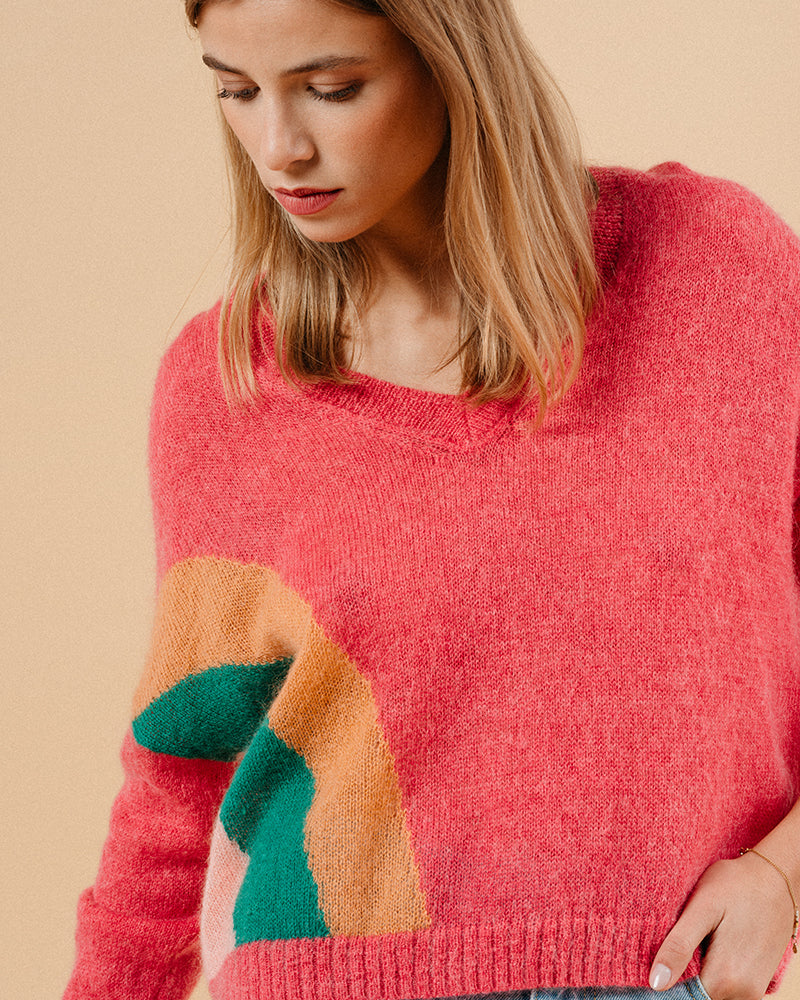 PULL VERT MAGALIE VERT