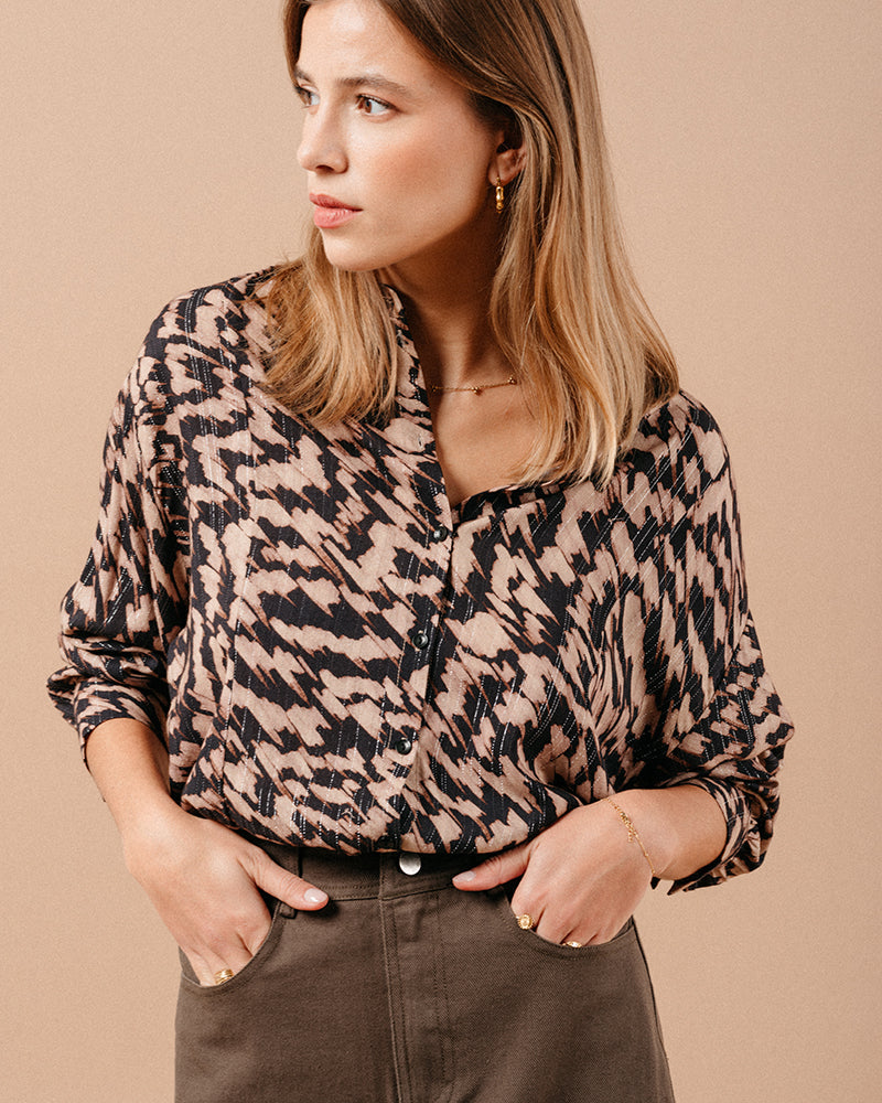 BLOUSE BLEU MAGDA BLEU