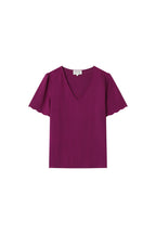 TOP AUBERGINE MAGIQUE AUBERGINE