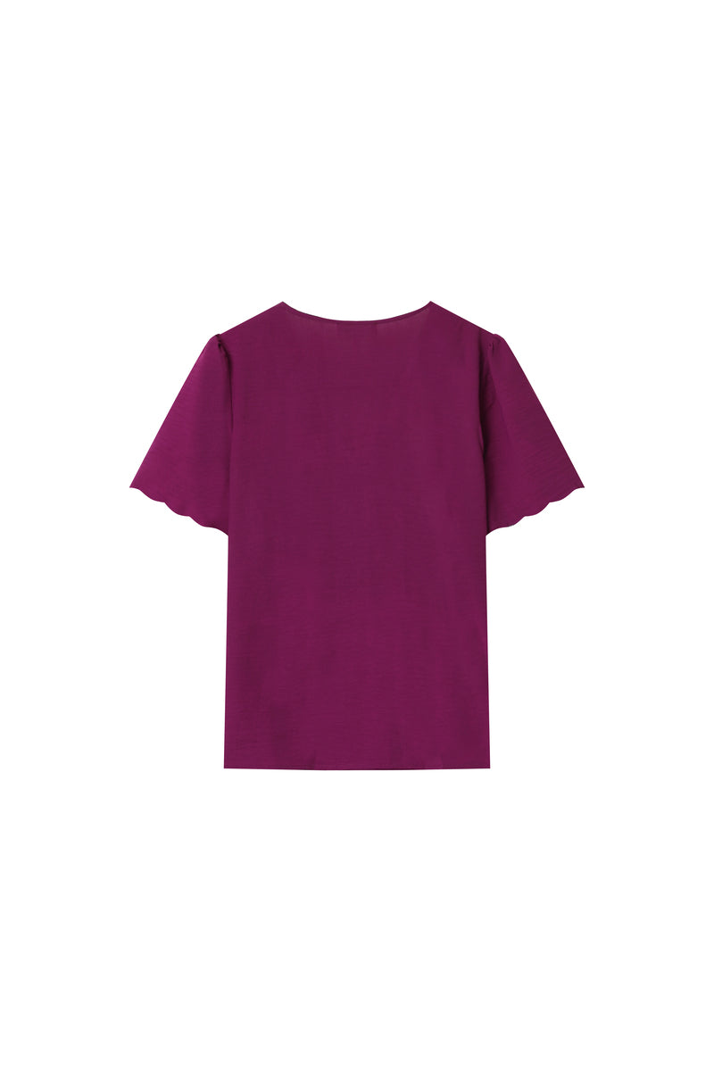 TOP AUBERGINE MAGIQUE AUBERGINE