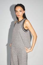 Le Top Marika En Tricot Léo Beige