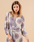 ROBE BEIGE MANILLE BEIGE