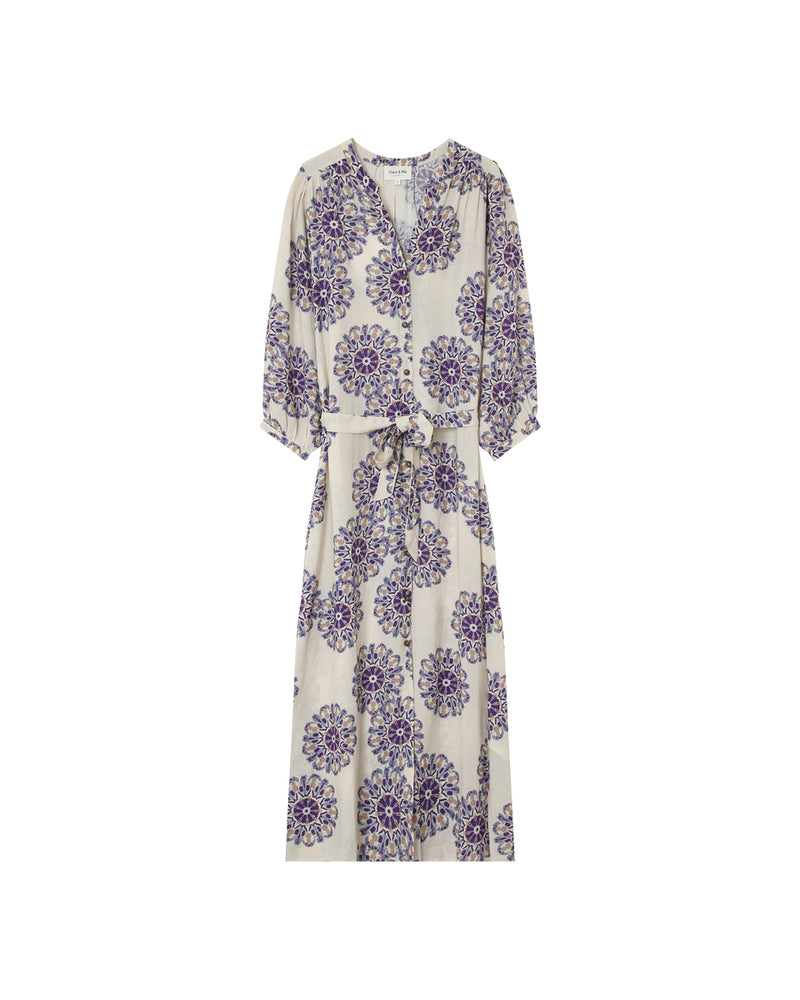 ROBE BEIGE MANILLE BEIGE