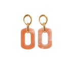 BOUCLES D'OREILLES ROSE MANOLI ROSE
