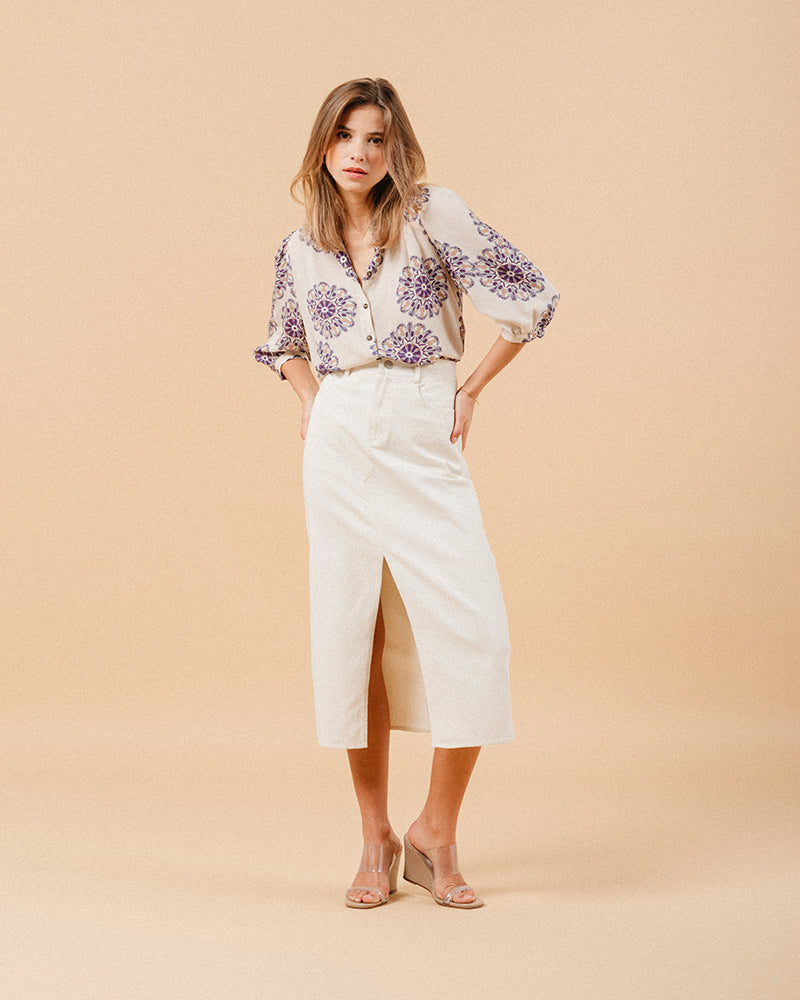 BLOUSE BEIGE MANOLINE BEIGE