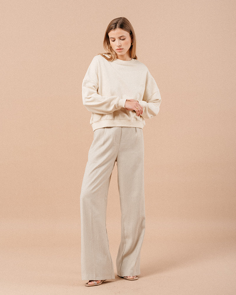 SWEAT SHIRT BEIGE MARAIS BEIGE