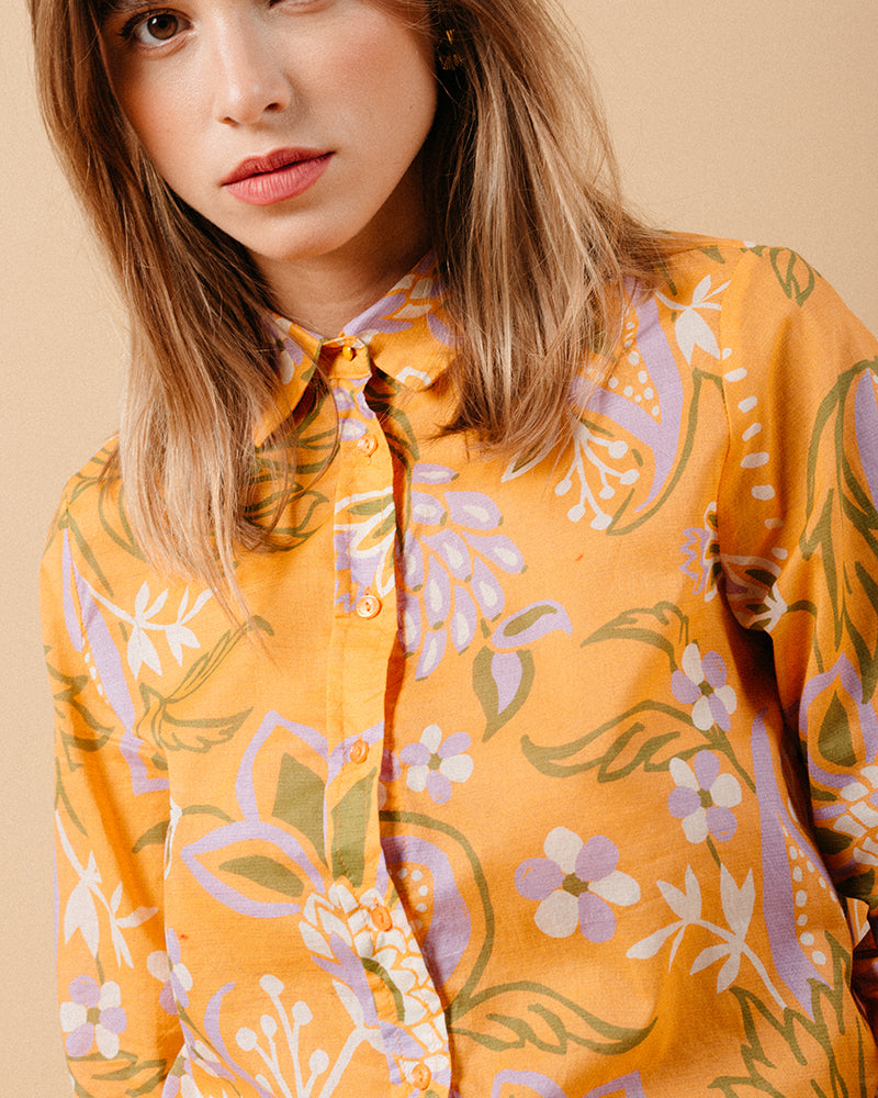 CHEMISE ORANGE MARICA ORANGE