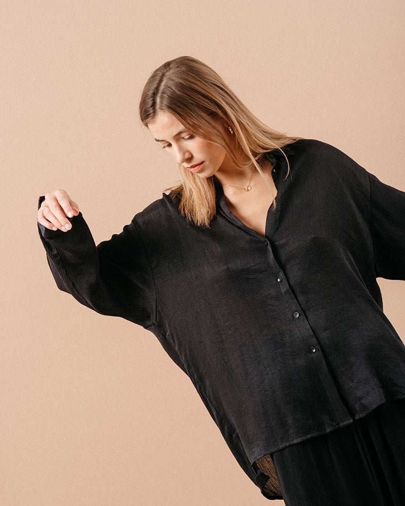 CHEMISE NOIR MARKET NOIR