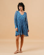 ROBE BLEU MARLISE BLEU
