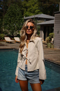 Blouse À Noeuds Nouméa - Beige