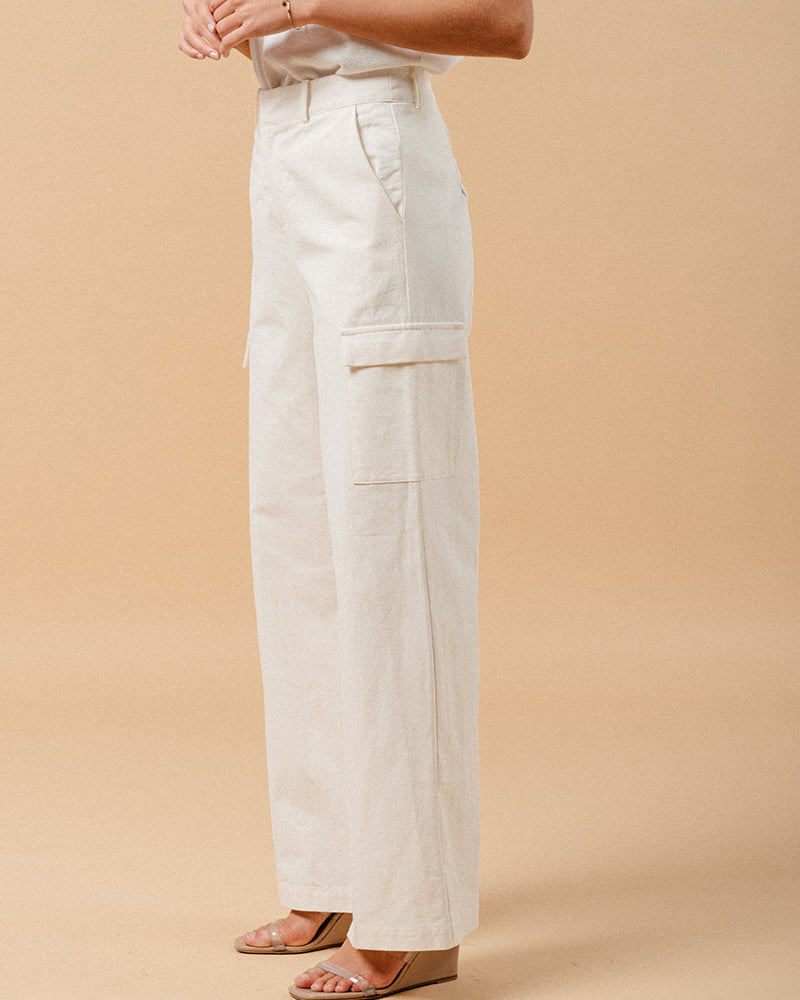 PANTALON ECRU MATEO ECRU