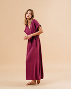 ROBE AUBERGINE MAUD AUBERGINE