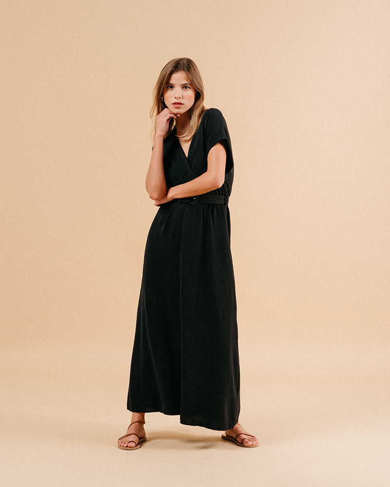 ROBE AUBERGINE MAUD AUBERGINE
