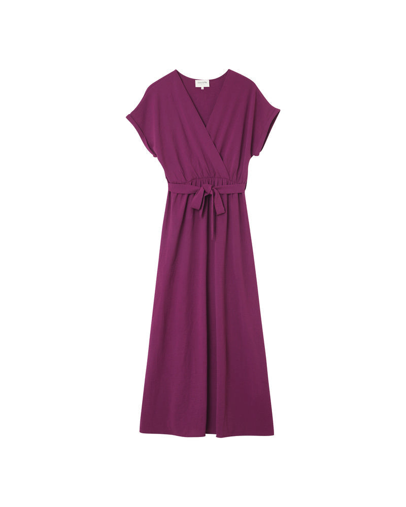 ROBE AUBERGINE MAUD AUBERGINE