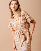 ROBE OCRE MAUVE OCRE