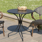 Vianney - Table De Jardin 2 Pers - Noir