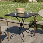 Vianney - Table De Jardin 2 Pers - Noir