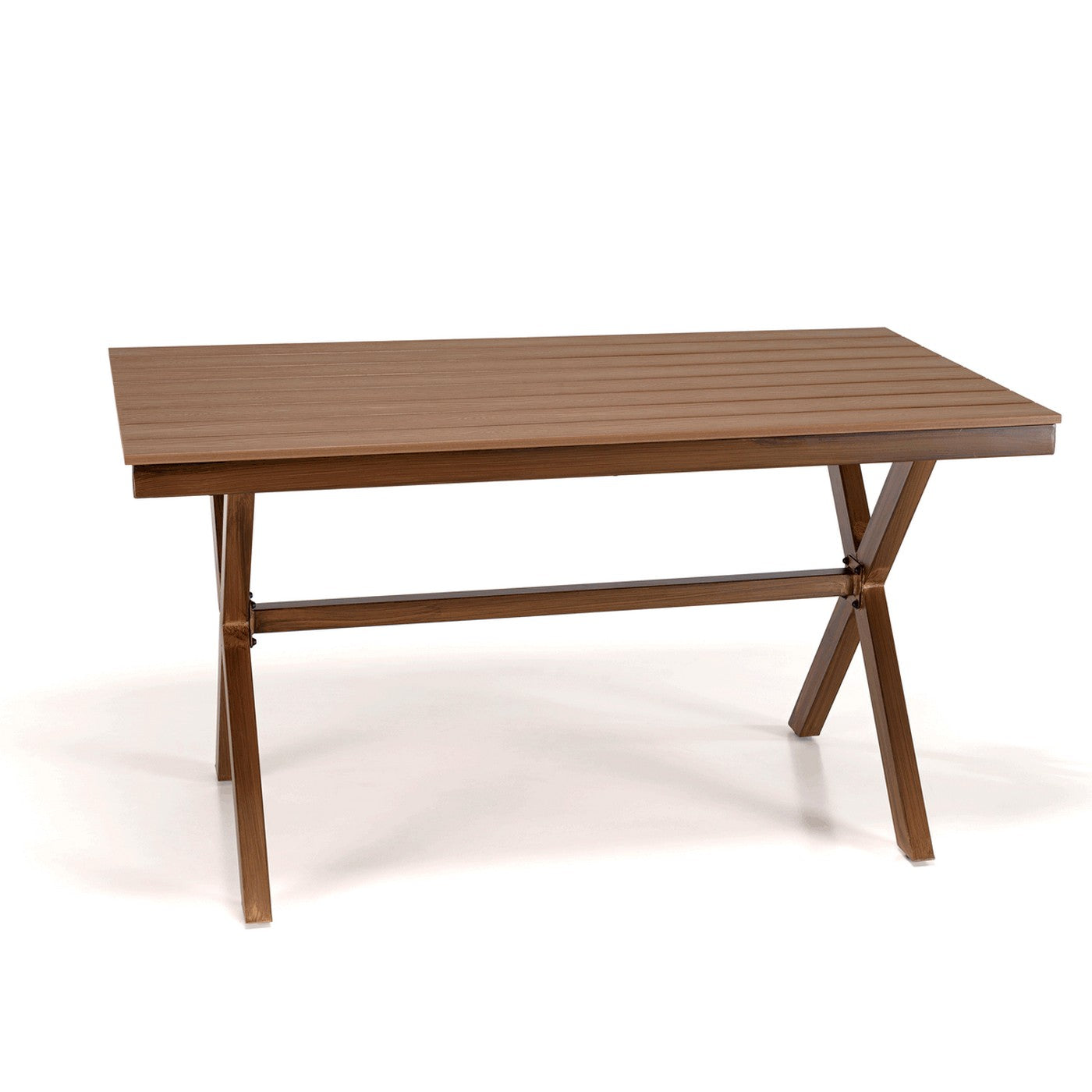 Vianney - Table De Jardin 4 Pers - Marron