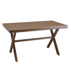 Vianney - Table De Jardin 4 Pers - Marron