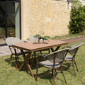 Vianney - Table De Jardin 4 Pers - Marron