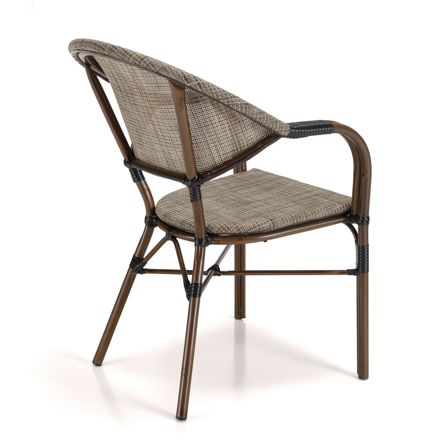Vianney - Lot De 2 Chaises Jardin - Taupe