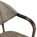 Vianney - Lot De 2 Chaises Jardin - Taupe