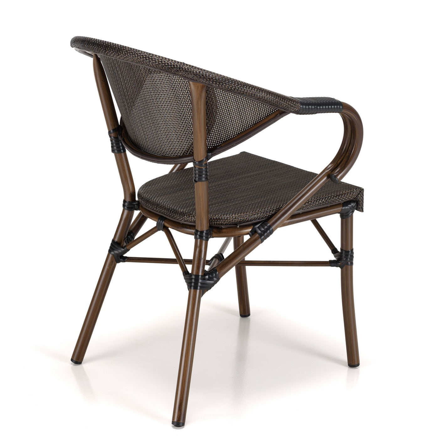 Vianney - Lot De 2 Chaises Jardin - Marron