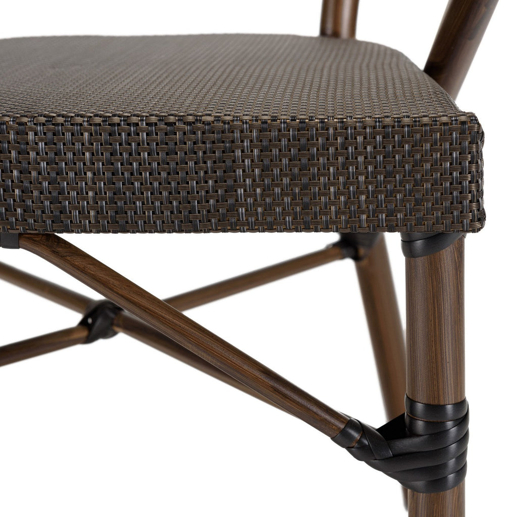 Vianney - Lot De 2 Chaises Jardin - Marron