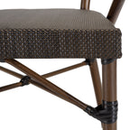 Vianney - Lot De 2 Chaises Jardin - Marron