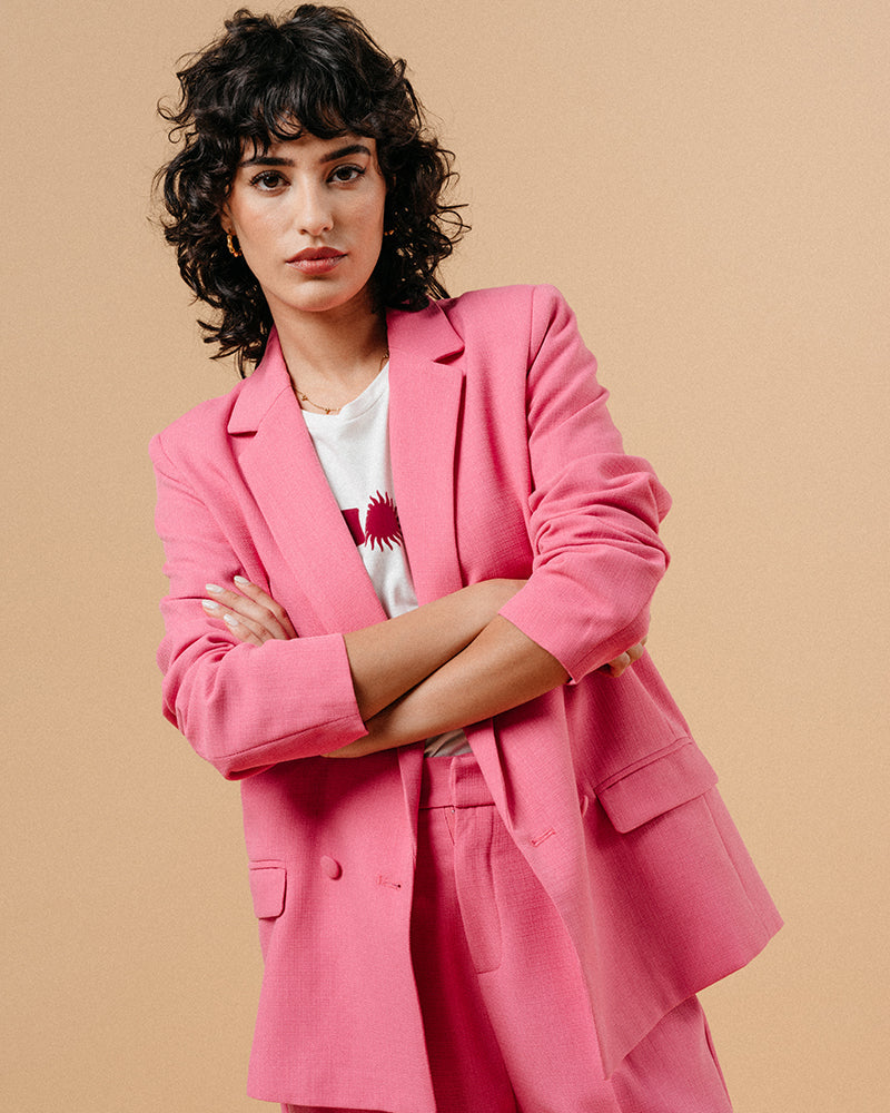 VESTE ROSE MAZARINE ROSE